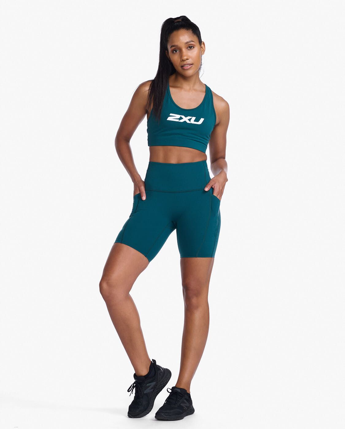 Biker Verde Hi-Rise